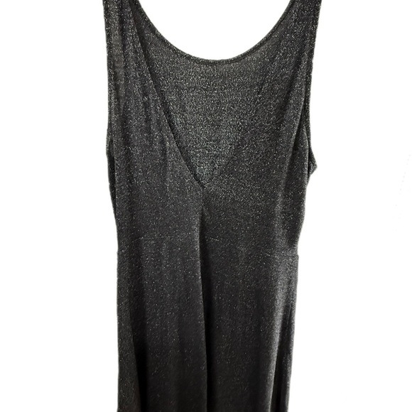 Black Sparkle Sleeveless Dress - Picture 3 of 4